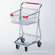 Double Basket Shopping Trolley